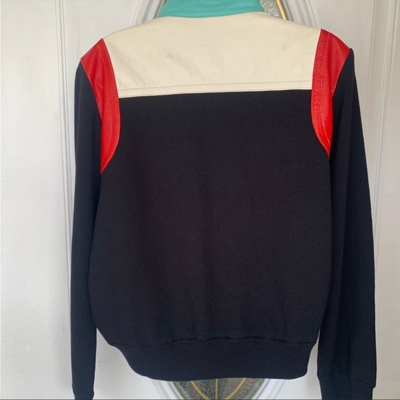 Anthropologie One Girl Who Leather &
Fabric Jacket - Size X-Large - Picture 3 of 13